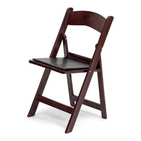 ATLAS COMMERCIAL PRODUCTS TitanPRO™ Mahogany Resin Folding Chair RFC6MHG